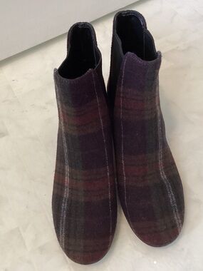Coach plaid boots